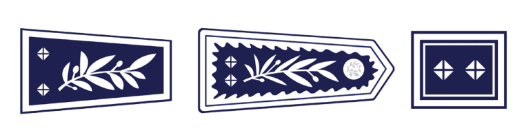 Insignes du Contrôleur Général des services actifs de la Police