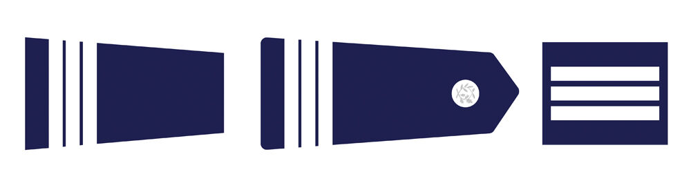 Insignes du Capitaine de Police (