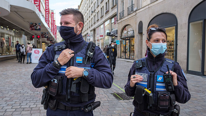 policiers ville de nantes